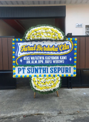 Papan Bunga Duka di Cibogor
